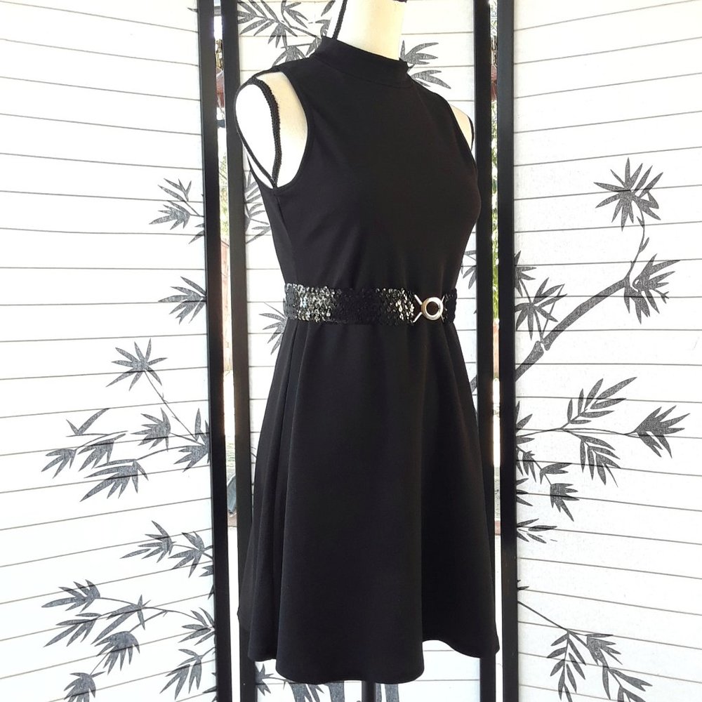 ❤️ Acemi Black Mock Neck Sleeveless Dress 2/$15 - Picture 3 of 10